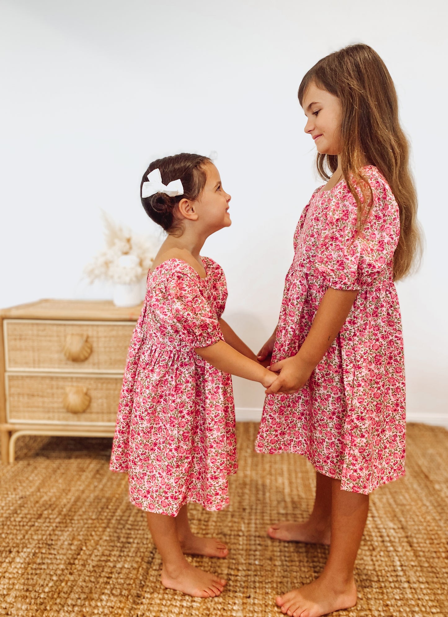 Pink Summer Floral Dress