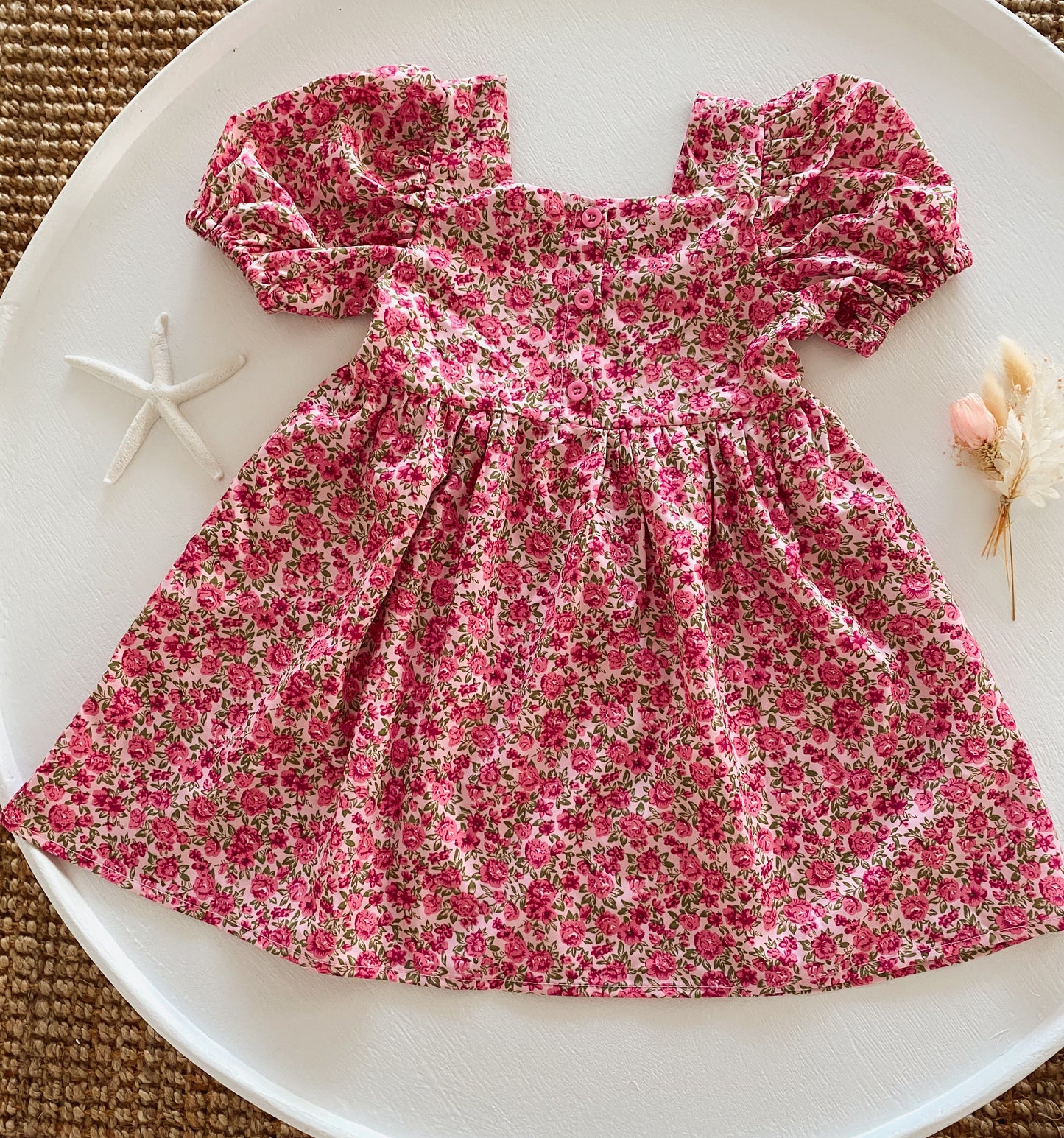 Pink Summer Floral Dress