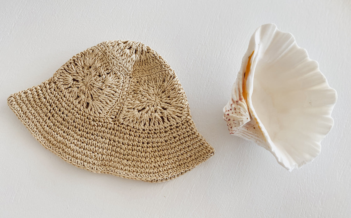 Vintage Straw Summer Girls Hat