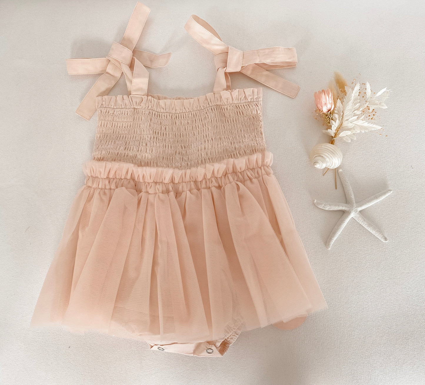 Baby Girl Ballerina Tulle Romper