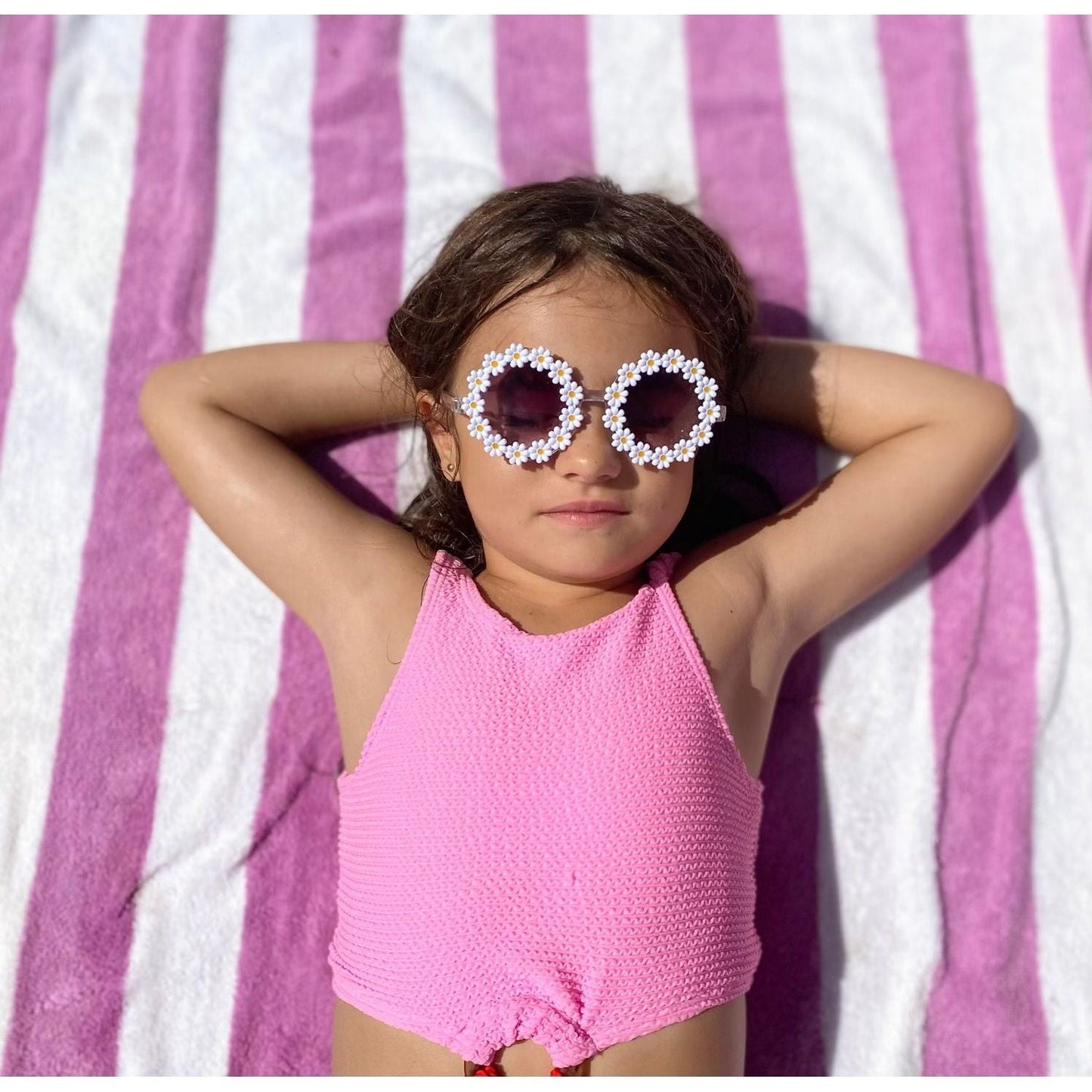 Kids Fashion Flower Sunglasses