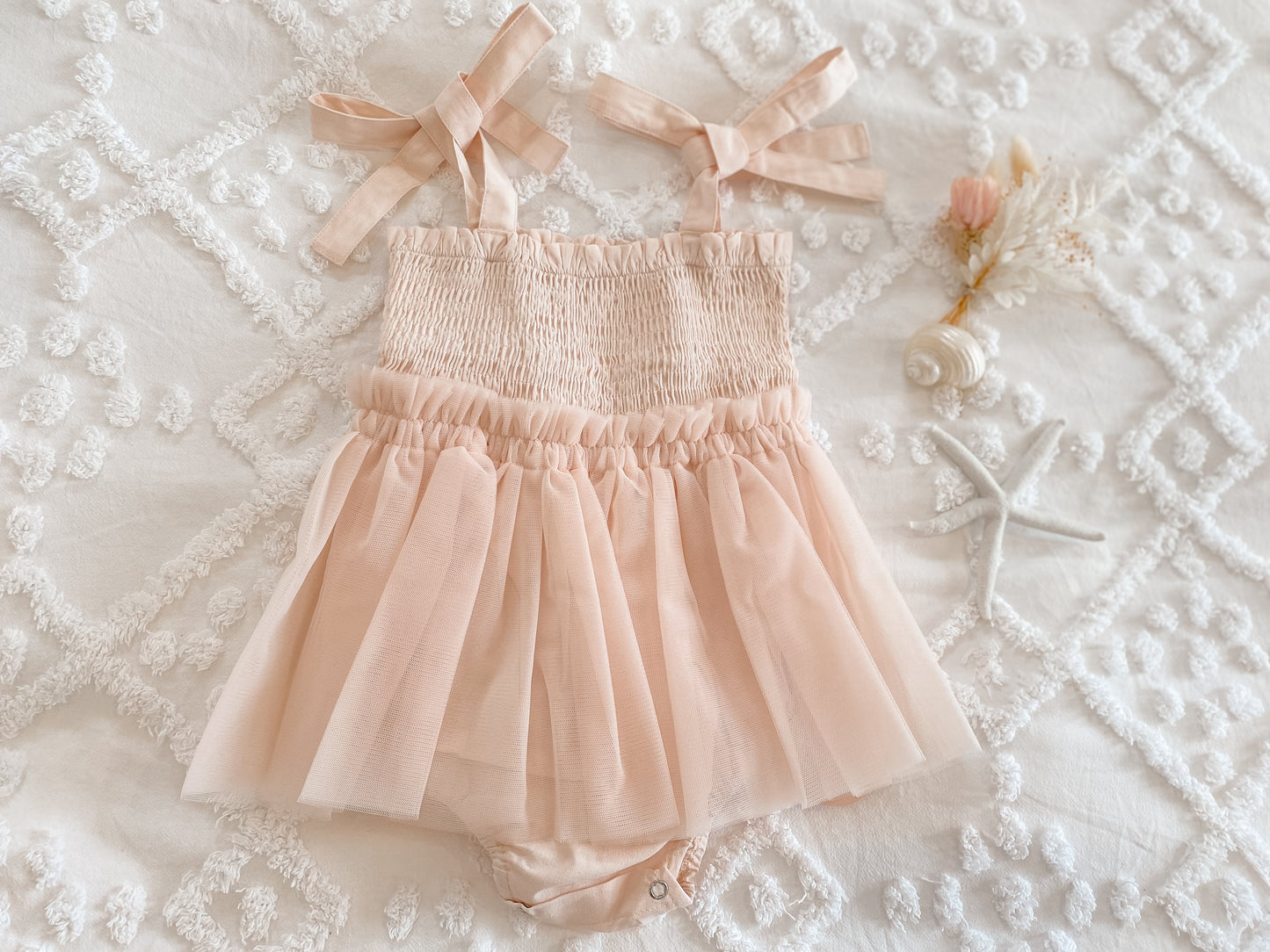 Baby Girl Ballerina Tulle Romper