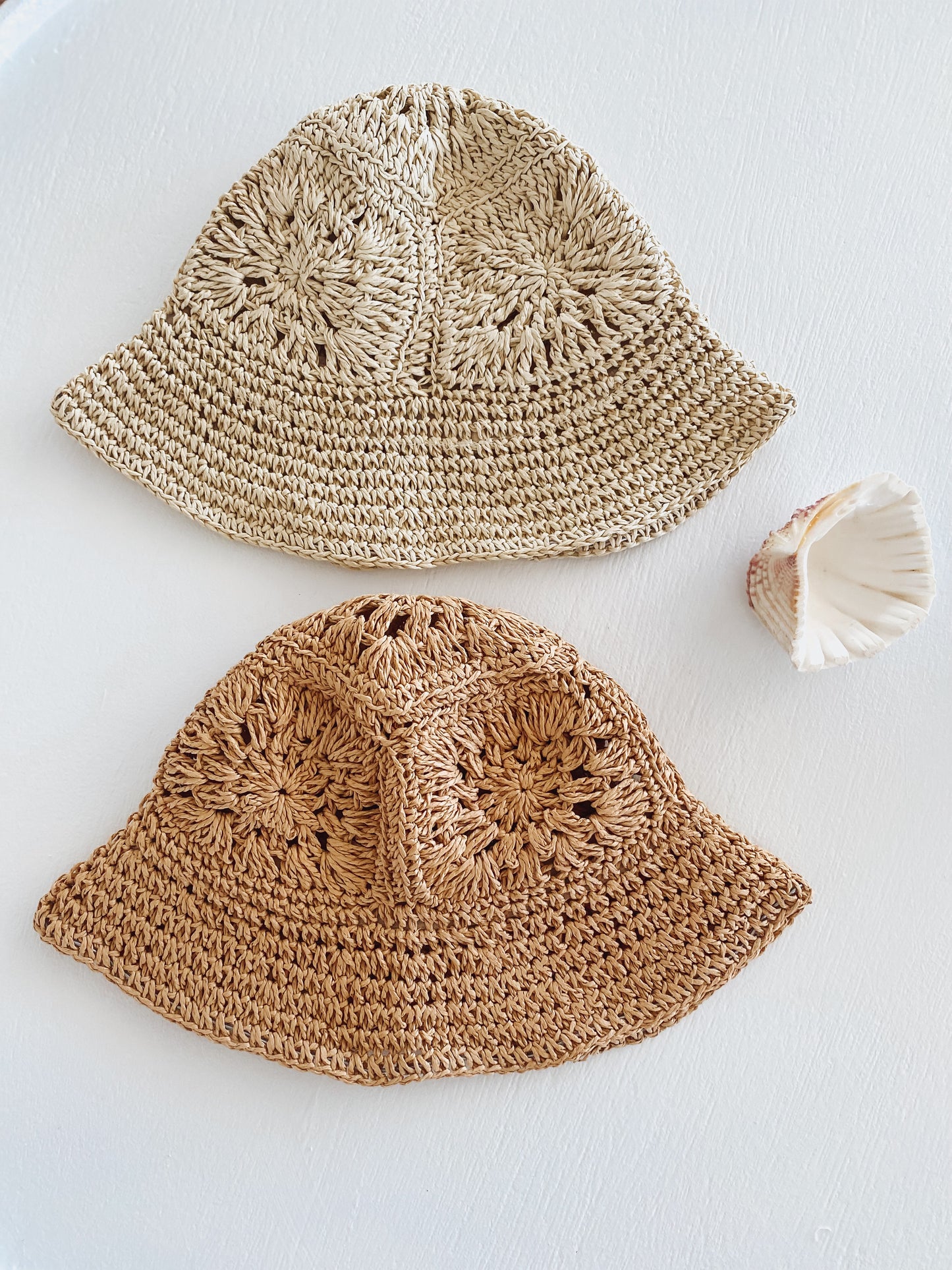 Vintage Straw Summer Girls Hat