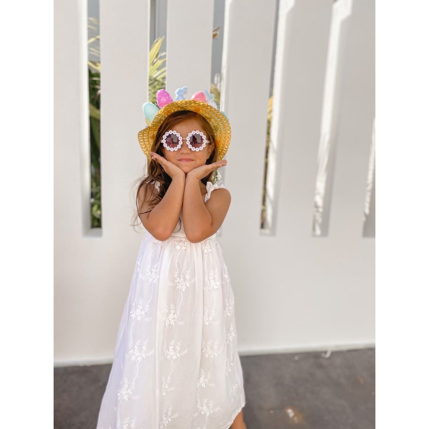 Kids Fashion Flower Sunglasses