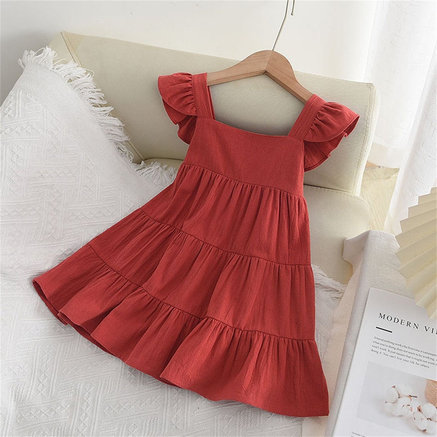 Red Girls Sundress